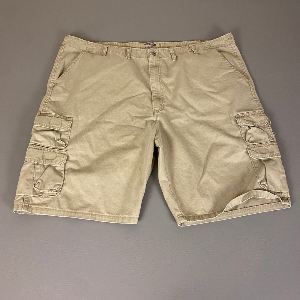 Wrangler Authentics Men's Cargo Shorts Size‎ 48 Beige Cotton  Casual Outdoor
